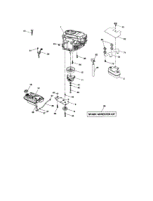 Engine parts for Craftsman Front-Engine Lawn Tractor 917276072 from AppliancePartsPros.com
