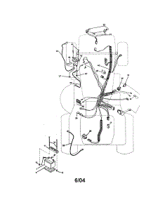 Electrical parts for Craftsman Front-Engine Lawn Tractor 917276080 from AppliancePartsPros.com