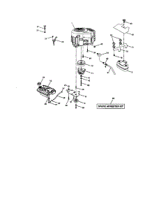 Engine parts for Craftsman Front-Engine Lawn Tractor 917276080 from AppliancePartsPros.com