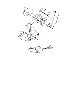 Lift Assembly parts for Craftsman Front-Engine Lawn Tractor 917276080 from AppliancePartsPros.com