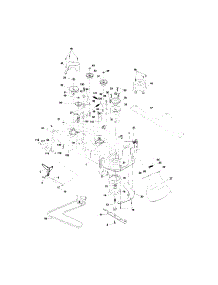 Mower Deck parts for Craftsman Front-Engine Lawn Tractor 917276081 from AppliancePartsPros.com