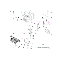 Engine parts for Craftsman Front-Engine Lawn Tractor 917276090 from AppliancePartsPros.com