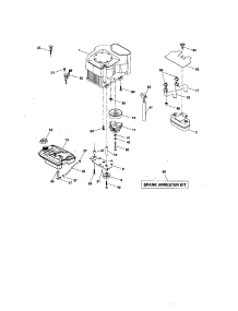 Engine parts for Craftsman Front-Engine Lawn Tractor 917276101 from AppliancePartsPros.com