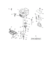 Engine parts for Craftsman Front-Engine Lawn Tractor 917276120 from AppliancePartsPros.com
