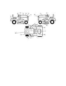 Decals parts for Craftsman Front-Engine Lawn Tractor 917276140 from AppliancePartsPros.com