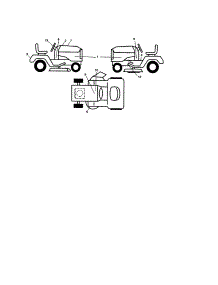 Decals parts for Craftsman Front-Engine Lawn Tractor 917276180 from AppliancePartsPros.com