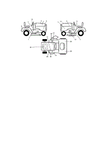 Decals parts for Craftsman Front-Engine Lawn Tractor 917276210 from AppliancePartsPros.com