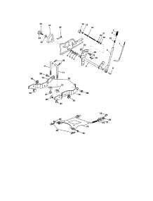 Lift Assembly parts for Craftsman Front-Engine Lawn Tractor 917276210 from AppliancePartsPros.com