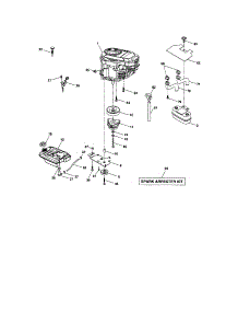 Engine parts for Craftsman Front-Engine Lawn Tractor 917276220 from AppliancePartsPros.com