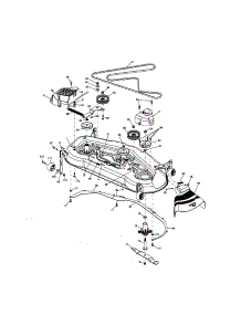 Mower Deck parts for Craftsman Front-Engine Lawn Tractor 917276220 from AppliancePartsPros.com