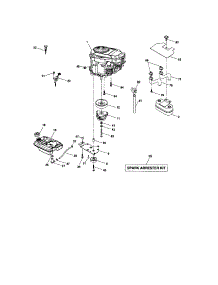 Engine parts for Craftsman Front-Engine Lawn Tractor 917276221 from AppliancePartsPros.com