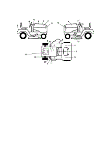Decals parts for Craftsman Front-Engine Lawn Tractor 917276221 from AppliancePartsPros.com