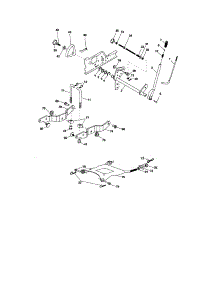 Lift Assembly parts for Craftsman Front-Engine Lawn Tractor 917276221 from AppliancePartsPros.com