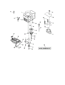 Engine parts for Craftsman Front-Engine Lawn Tractor 917276230 from AppliancePartsPros.com
