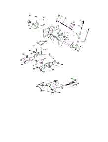 Lift Assembly parts for Craftsman Front-Engine Lawn Tractor 917276230 from AppliancePartsPros.com