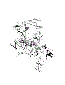 Mower Deck parts for Craftsman Front-Engine Lawn Tractor 917276230 from AppliancePartsPros.com
