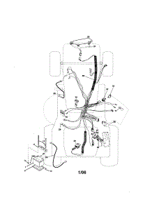 Electrical parts for Craftsman Front-Engine Lawn Tractor 917276240 from AppliancePartsPros.com