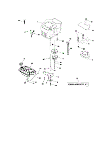 Engine parts for Craftsman Front-Engine Lawn Tractor 917276240 from AppliancePartsPros.com