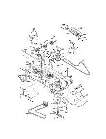 Mower Deck parts for Craftsman Front-Engine Lawn Tractor 917276310 from AppliancePartsPros.com