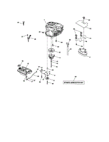 Engine parts for Craftsman Front-Engine Lawn Tractor 917276320 from AppliancePartsPros.com