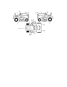Decals parts for Craftsman Front-Engine Lawn Tractor 917276330 from AppliancePartsPros.com