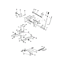 Lift Assembly parts for Craftsman Front-Engine Lawn Tractor 917276330 from AppliancePartsPros.com