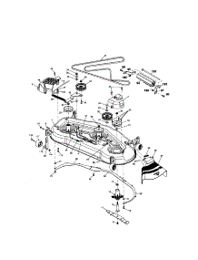 Mower Deck parts for Craftsman Front-Engine Lawn Tractor 917276330 from AppliancePartsPros.com
