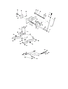 Lift Assembly parts for Craftsman Front-Engine Lawn Tractor 917276340 from AppliancePartsPros.com
