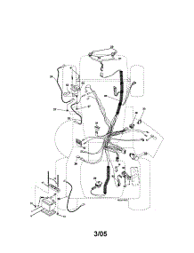 Electrical parts for Craftsman Front-Engine Lawn Tractor 917276341 from AppliancePartsPros.com