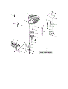 Engine parts for Craftsman Front-Engine Lawn Tractor 917276341 from AppliancePartsPros.com