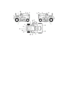 Decals parts for Craftsman Front-Engine Lawn Tractor 917276351 from AppliancePartsPros.com
