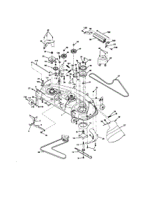 Mower Deck parts for Craftsman Front-Engine Lawn Tractor 917276351 from AppliancePartsPros.com