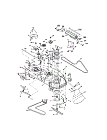 Mower Deck parts for Craftsman Front-Engine Lawn Tractor 917276360 from AppliancePartsPros.com
