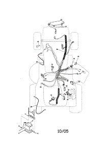 Electrical parts for Craftsman Front-Engine Lawn Tractor 917276361 from AppliancePartsPros.com