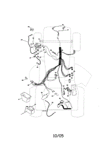 Electrical parts for Craftsman Front-Engine Lawn Tractor 917276400 from AppliancePartsPros.com