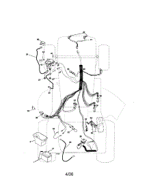 Electrical parts for Craftsman Front-Engine Lawn Tractor 917276412 from AppliancePartsPros.com