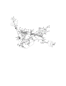 Steering Assembly parts for Craftsman Front-Engine Lawn Tractor 917276601 from AppliancePartsPros.com