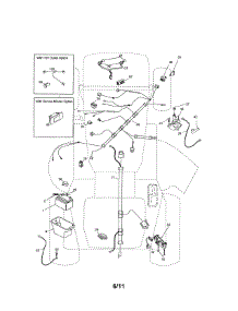Electrical parts for Craftsman Front-Engine Lawn Tractor 917276620 from AppliancePartsPros.com