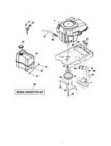 Engine parts for Craftsman Front-Engine Lawn Tractor 917276620 from AppliancePartsPros.com