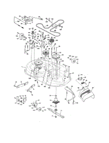 Mower Deck parts for Craftsman Front-Engine Lawn Tractor 917276620 from AppliancePartsPros.com