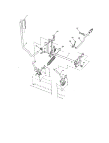 Lift parts for Craftsman Front-Engine Lawn Tractor 917276621 from AppliancePartsPros.com