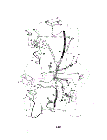 Electrical parts for Craftsman Front-Engine Lawn Tractor 917276630 from AppliancePartsPros.com