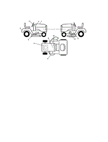 Decals parts for Craftsman Front-Engine Lawn Tractor 917276630 from AppliancePartsPros.com