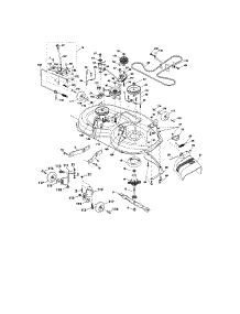 Mower Deck parts for Craftsman Front-Engine Lawn Tractor 917276632 from AppliancePartsPros.com