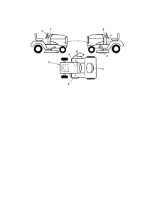 Decals parts for Craftsman Front-Engine Lawn Tractor 917276640 from AppliancePartsPros.com
