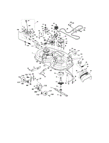 Mower Deck parts for Craftsman Front-Engine Lawn Tractor 917276640 from AppliancePartsPros.com