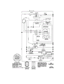 Schematic-Tractor parts for Craftsman Front-Engine Lawn Tractor 917276640 from AppliancePartsPros.com