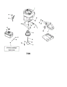 Engine parts for Craftsman Front-Engine Lawn Tractor 917276641 from AppliancePartsPros.com