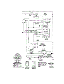 Schematic-Tractor parts for Craftsman Front-Engine Lawn Tractor 917276641 from AppliancePartsPros.com