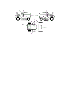 Decals parts for Craftsman Front-Engine Lawn Tractor 917276642 from AppliancePartsPros.com
